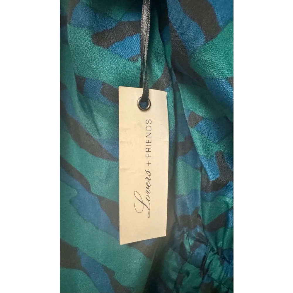 Lovers + Friends Abstract Print Long Sleeve Romper (XS) - Picture 12 of 13